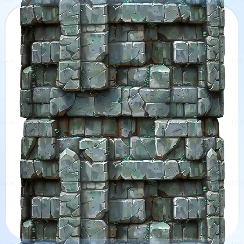 Stylized Wall Seamless Texture