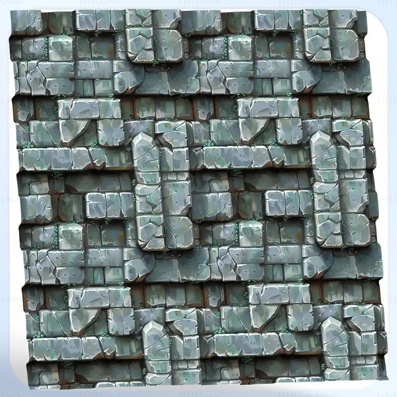 Stylized Wall Seamless Texture