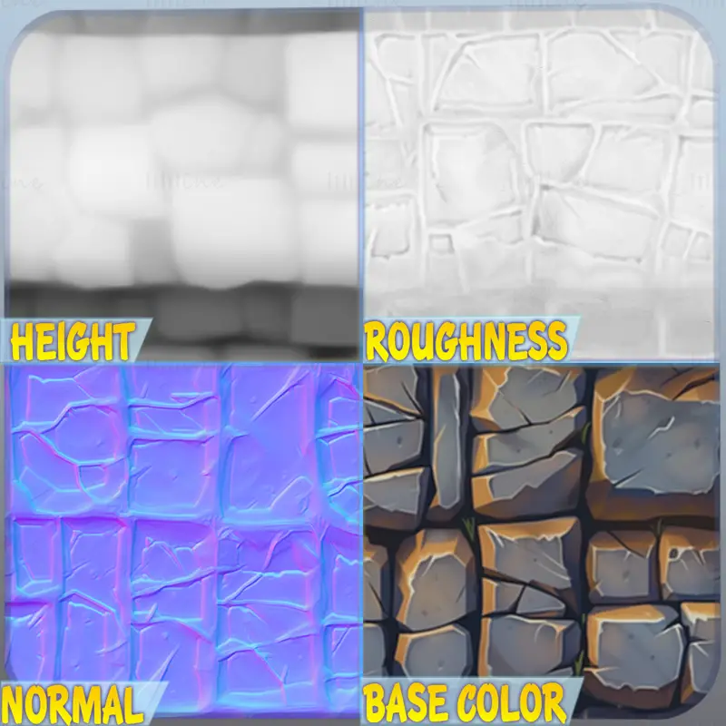 Stylized Wall Seamless Texture