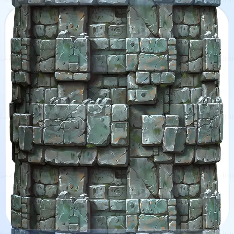 Stylized Wall Seamless Texture