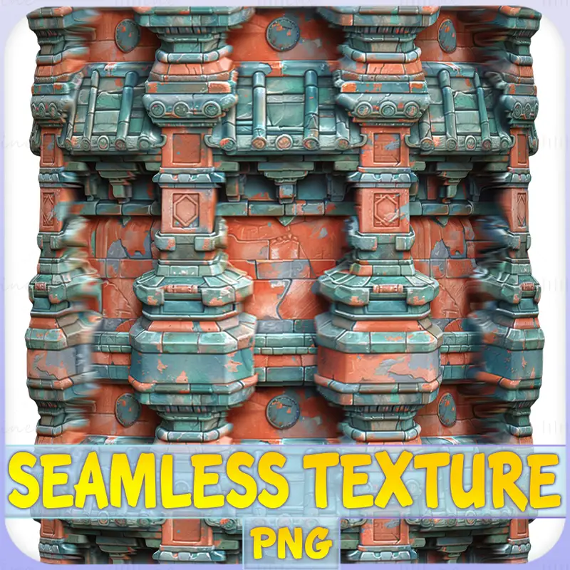 Stylized Wall Seamless Texture