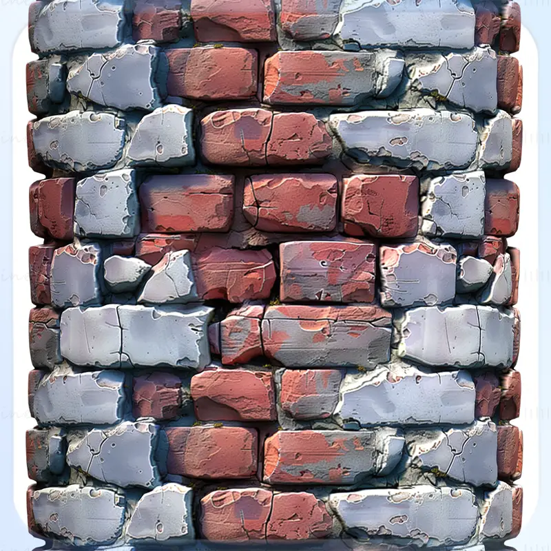 Stylized Wall Seamless Texture