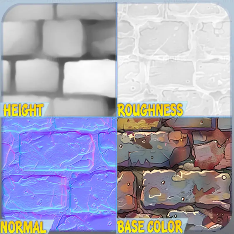 Stylized Wall Seamless Texture