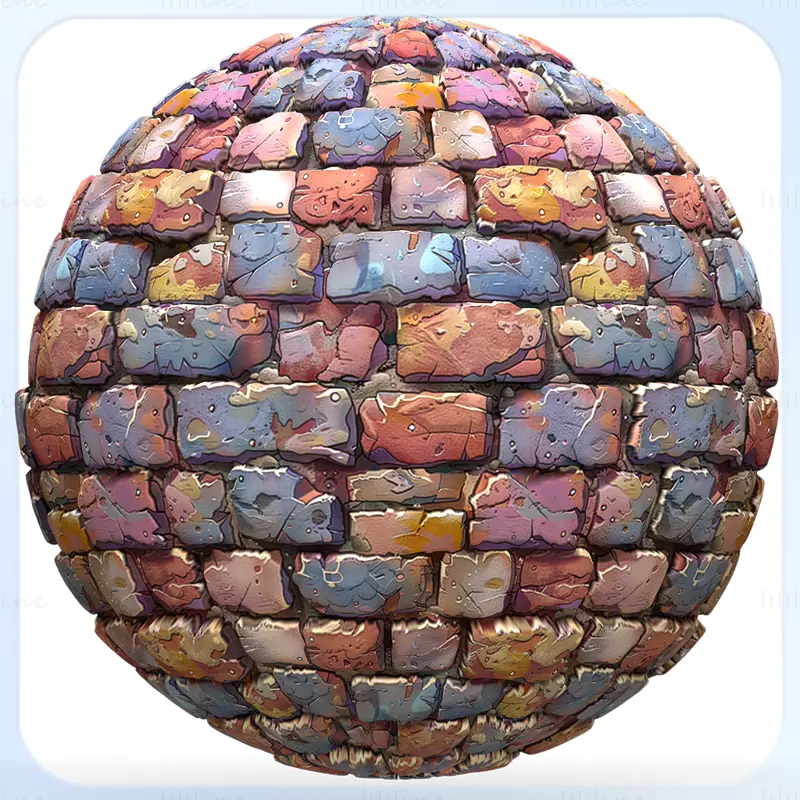 Stylized Wall Seamless Texture