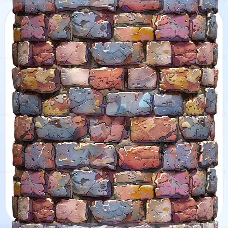 Stylized Wall Seamless Texture