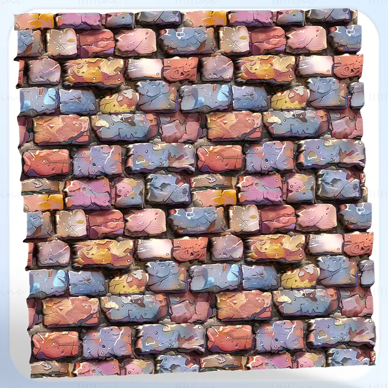 Stylized Wall Seamless Texture