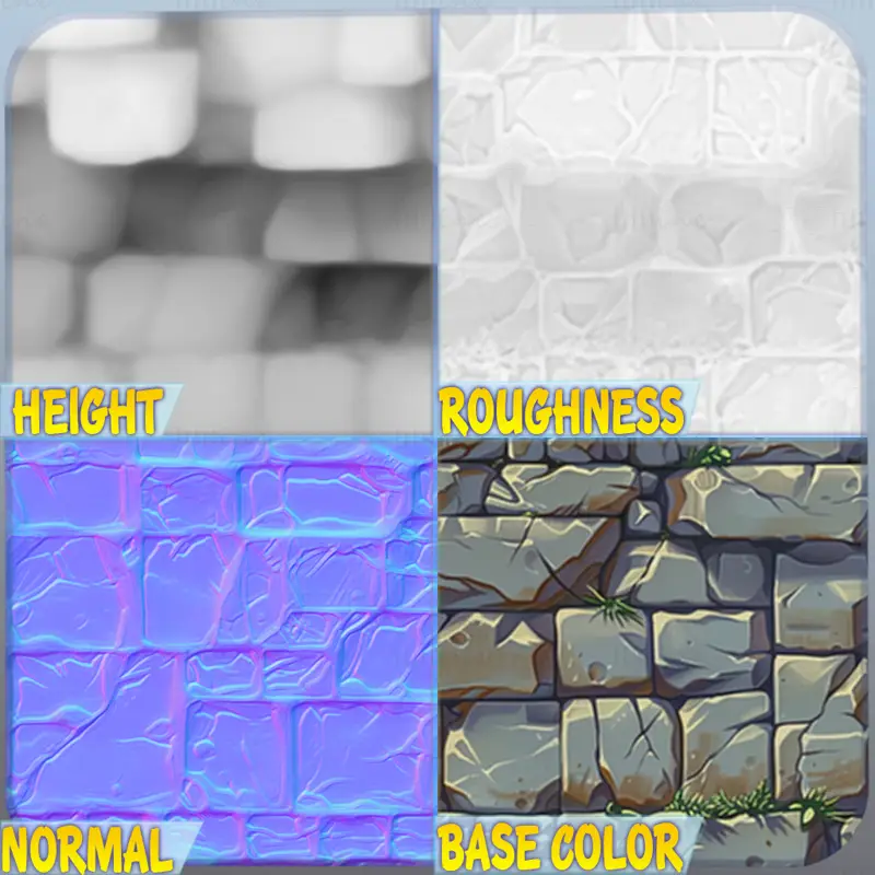 Stylized Wall Seamless Texture