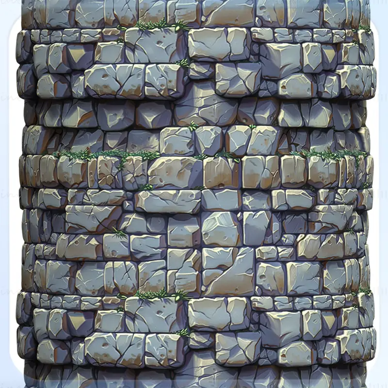 Stylized Wall Seamless Texture