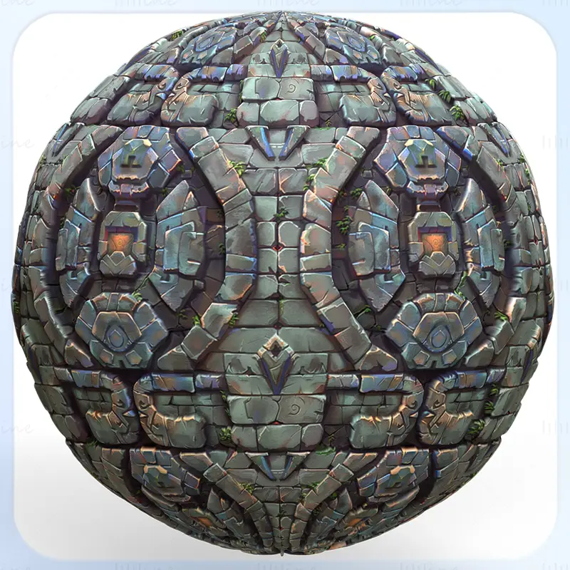 Stylized Wall Seamless Texture