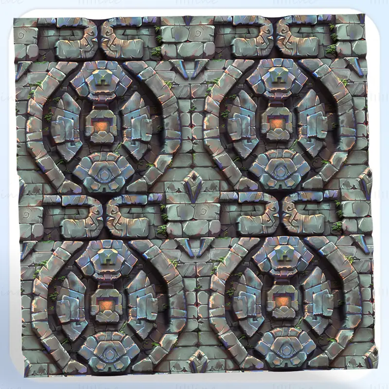 Stylized Wall Seamless Texture