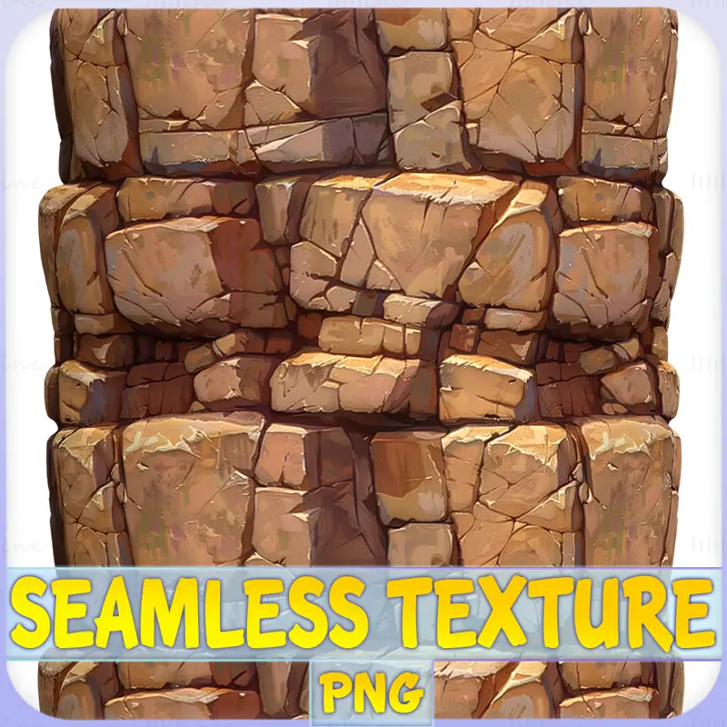 Stylized Wall Seamless Texture