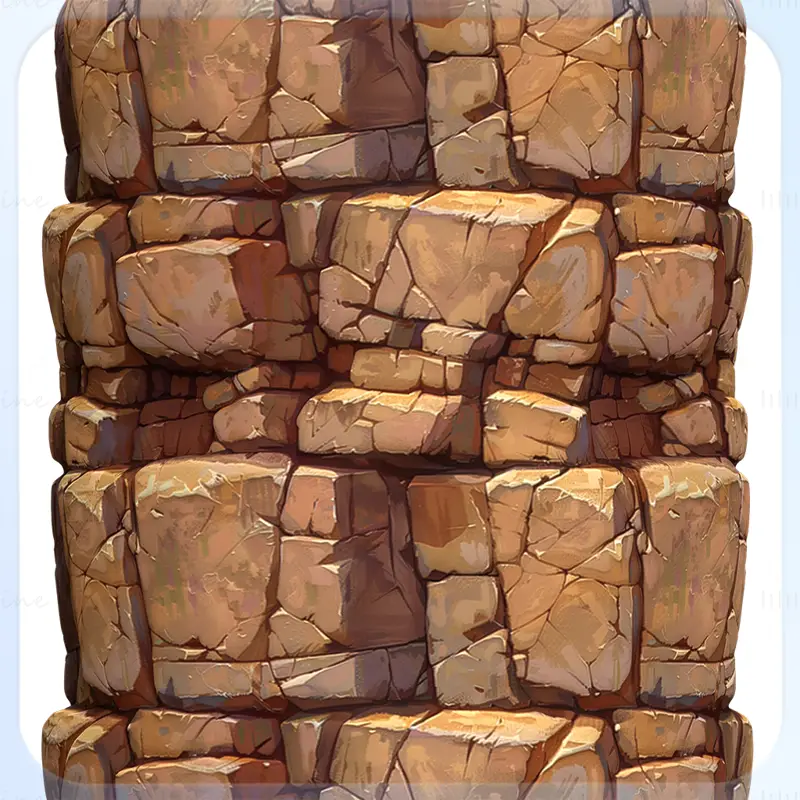 Stylized Wall Seamless Texture