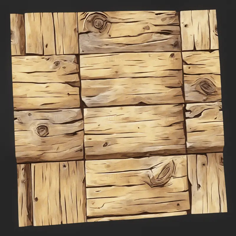 Stylizované dřevěné architektury bezešvá textura