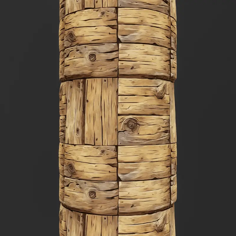 Stylizované dřevěné architektury bezešvá textura