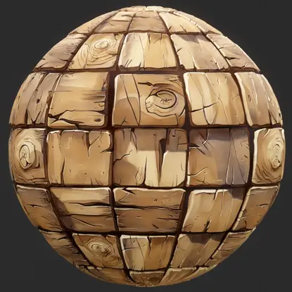 Безшевна текстура на стилизиран дървен блок
