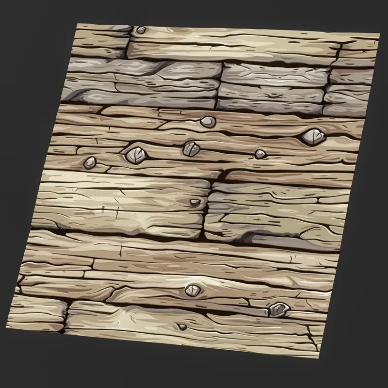 Textura sem costura de cerca de madeira estilizada