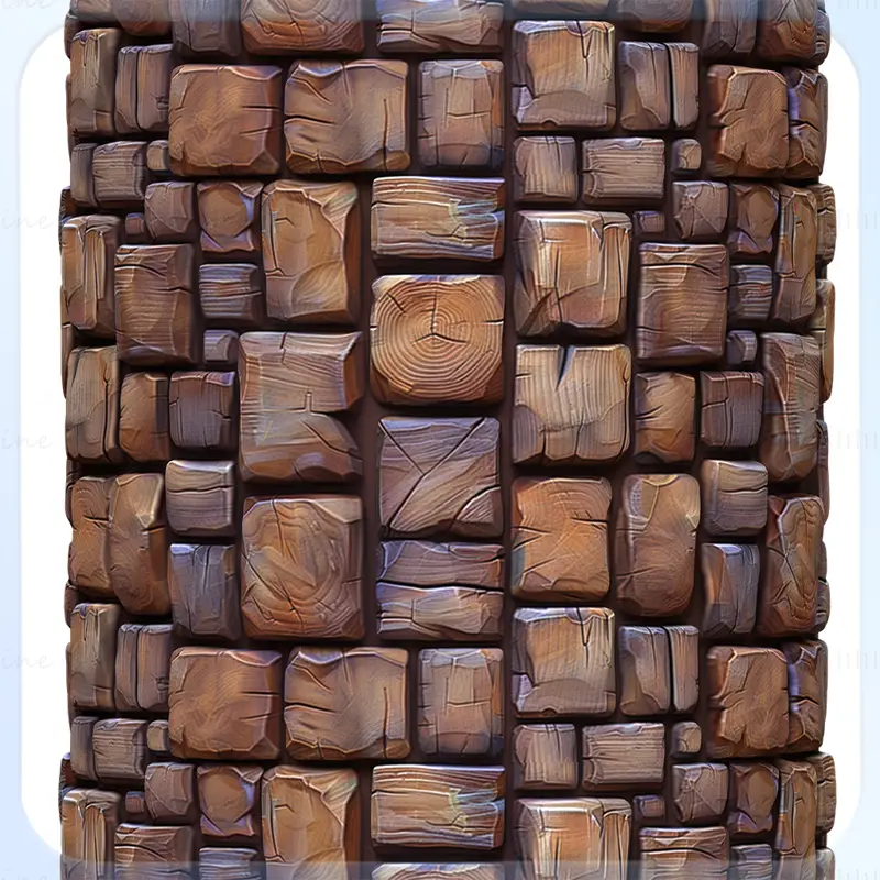 Stylized Wood Seamless Texture