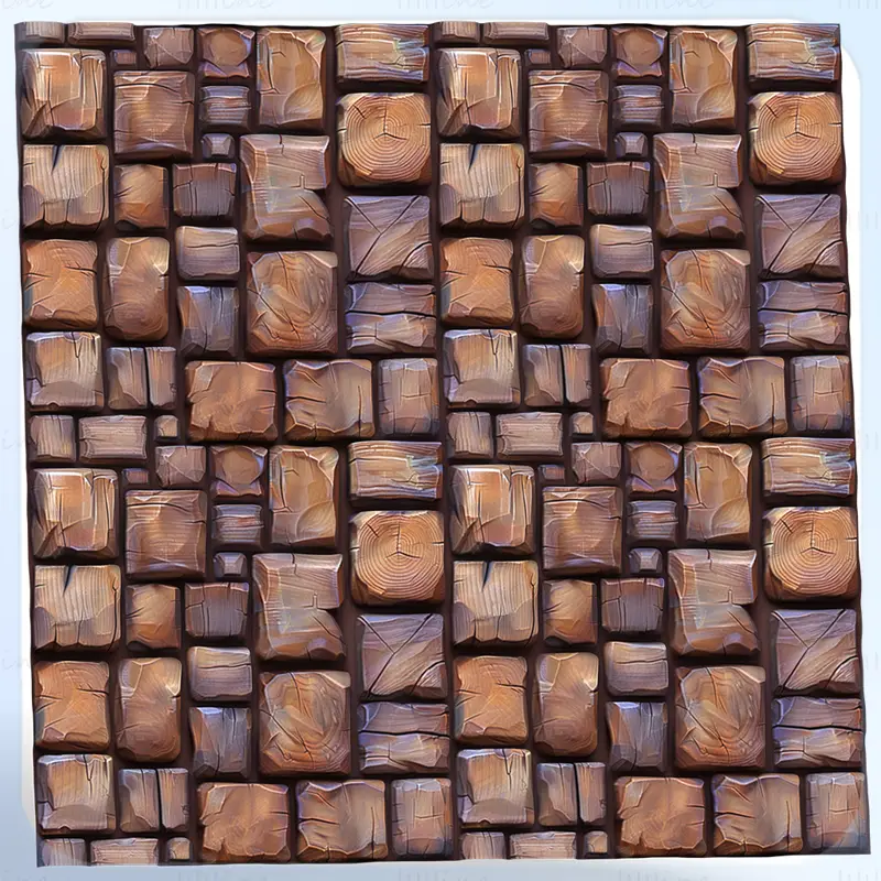 Stylized Wood Seamless Texture