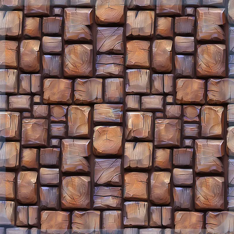 Stylized Wood Seamless Texture