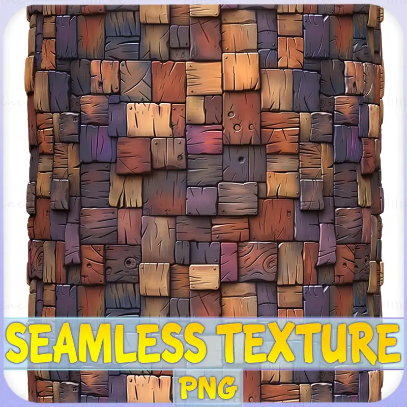 Stylized Wood Seamless Texture