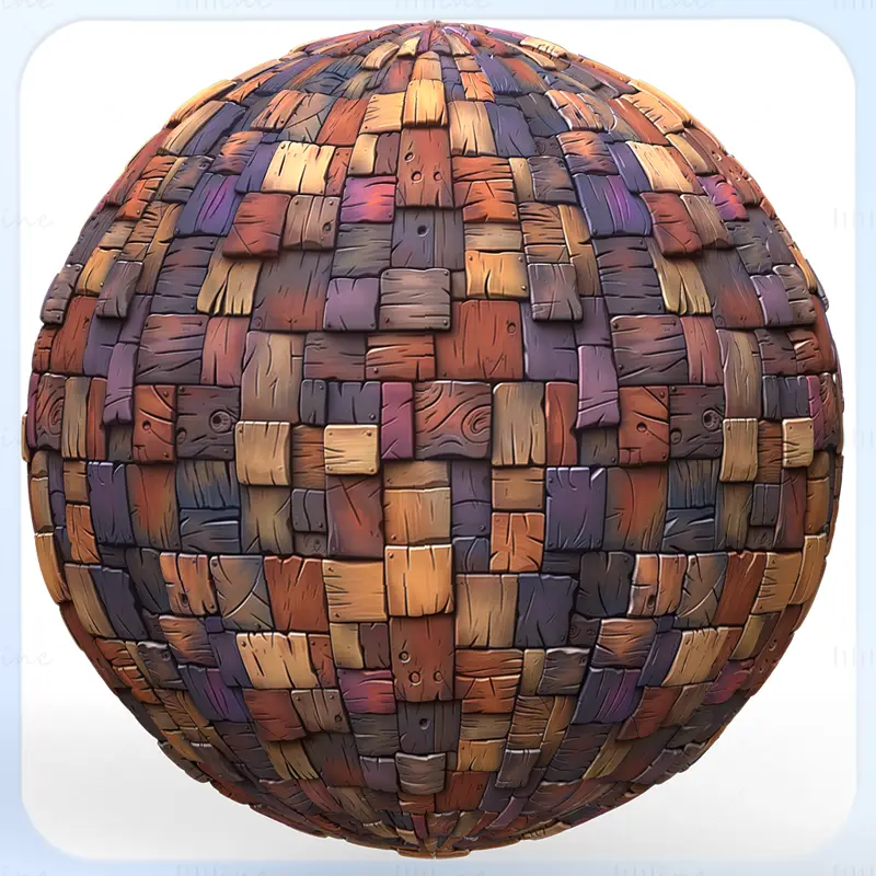 Stylized Wood Seamless Texture