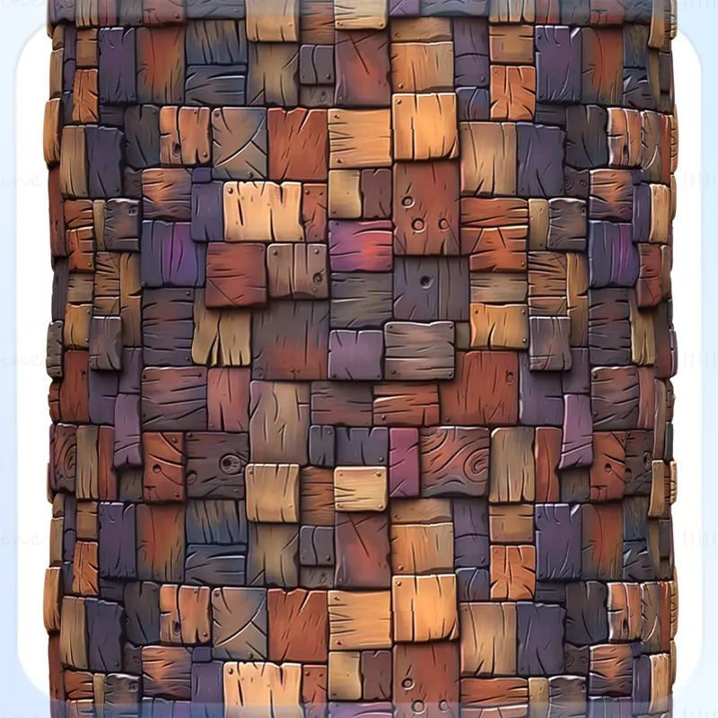 Stylized Wood Seamless Texture