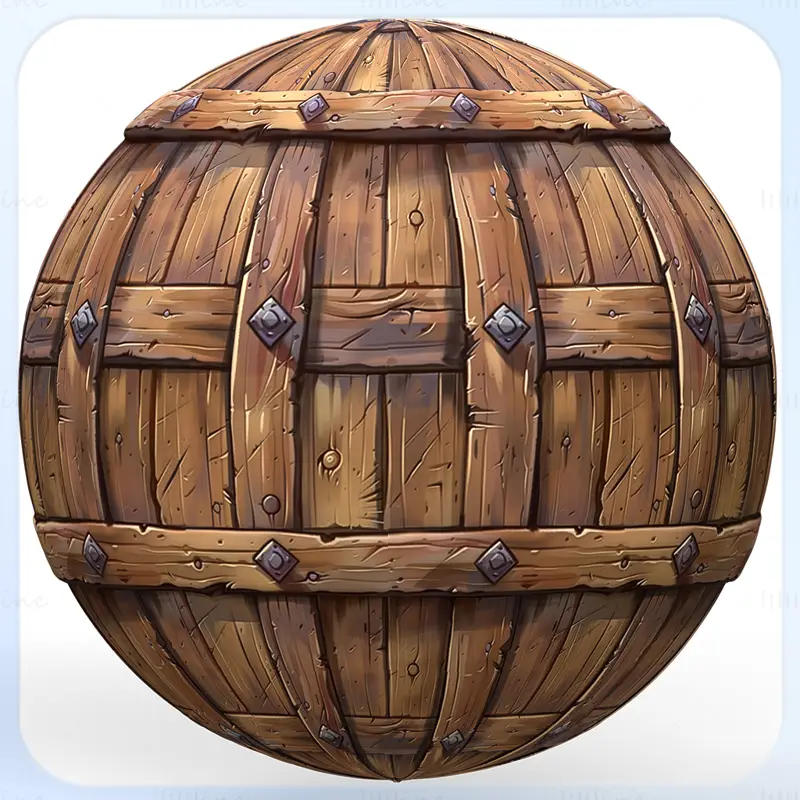 Stylized Wood Seamless Texture