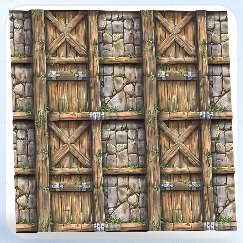 Stylized Wood Seamless Texture