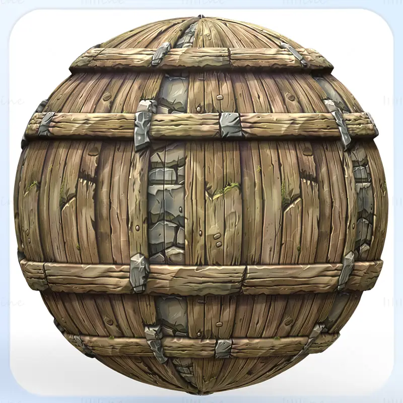 Stylized Wood Seamless Texture