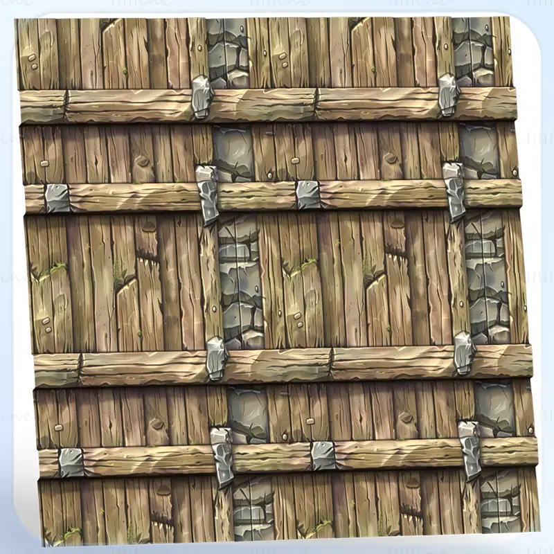 Stylized Wood Seamless Texture