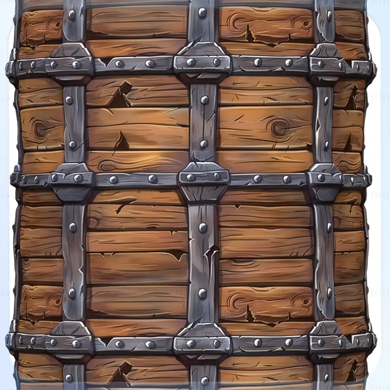 Stylized Wood Seamless Texture