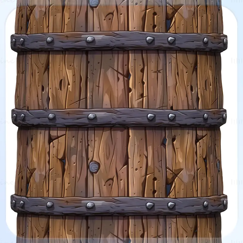 Stylized Wood Seamless Texture