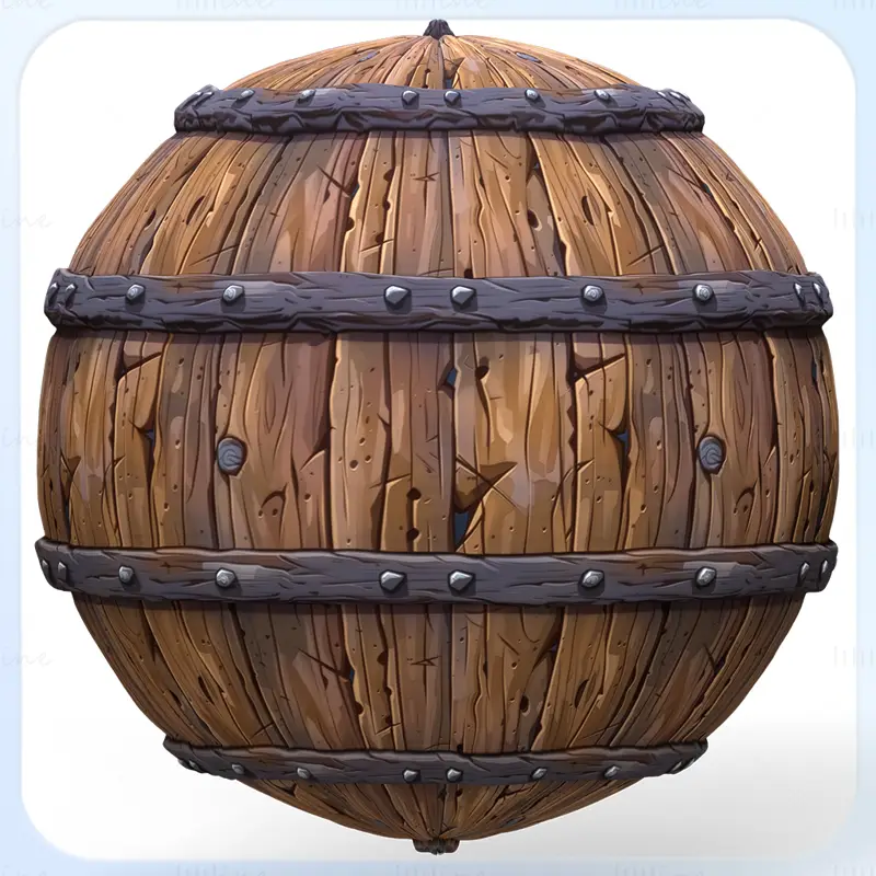 Stylized Wood Seamless Texture