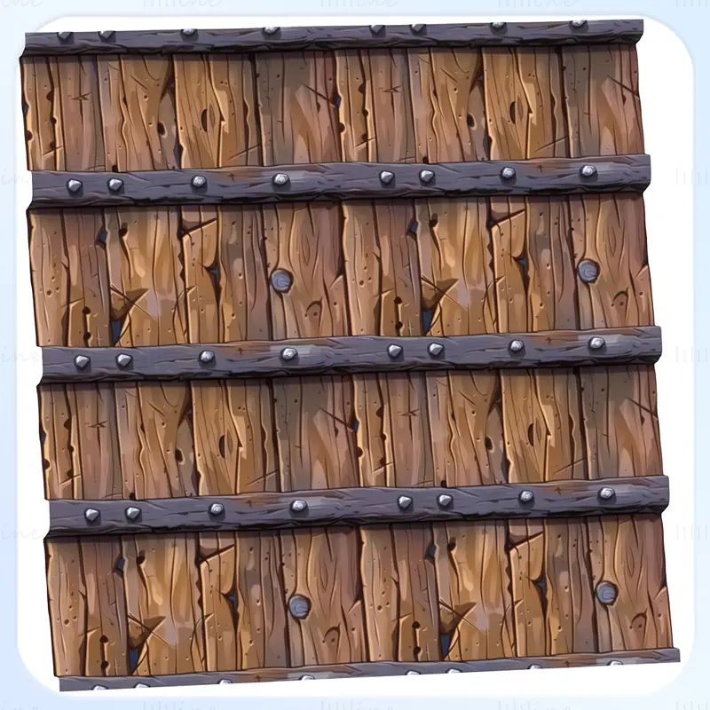 Stylized Wood Seamless Texture