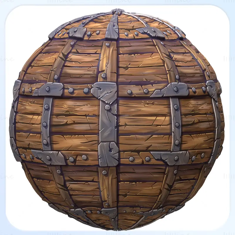 Stylized Wood Seamless Texture