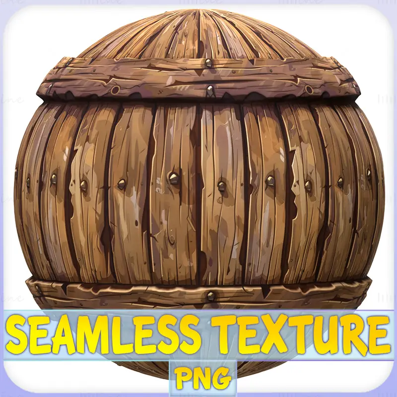 Stylized Wood Seamless Texture