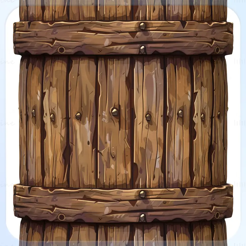 Stylized Wood Seamless Texture