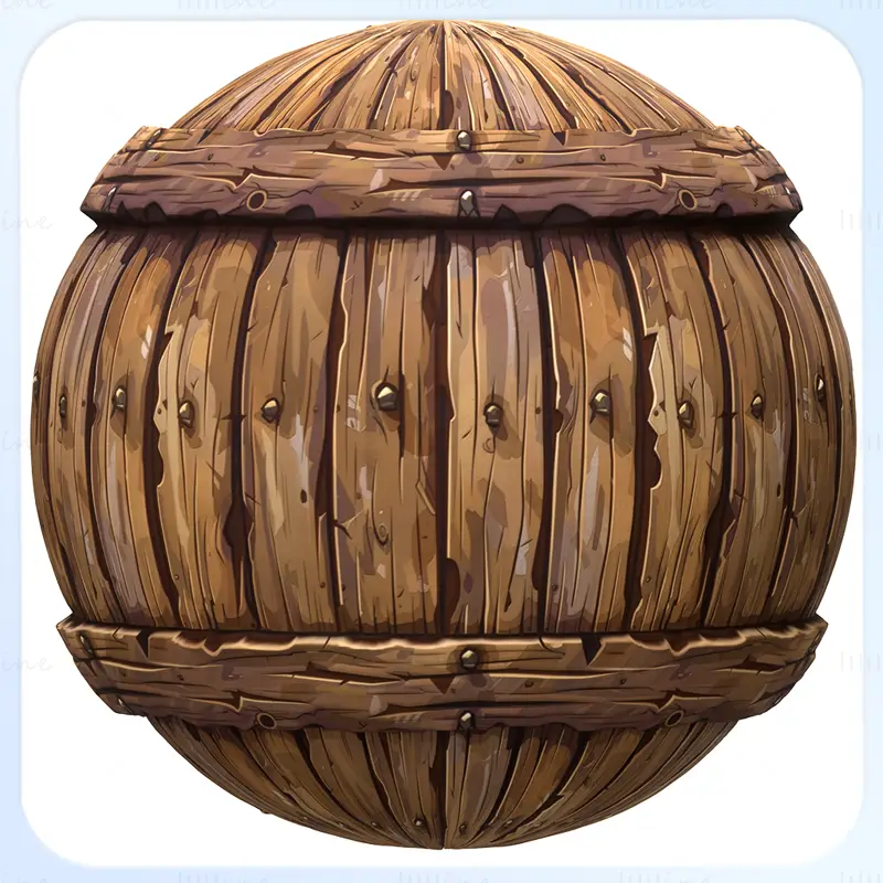 Stylized Wood Seamless Texture