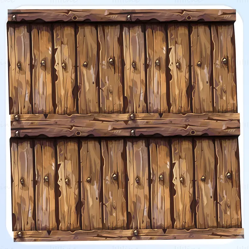 Stylized Wood Seamless Texture