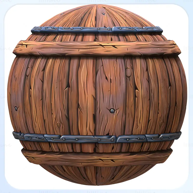 Stylized Wood Seamless Texture