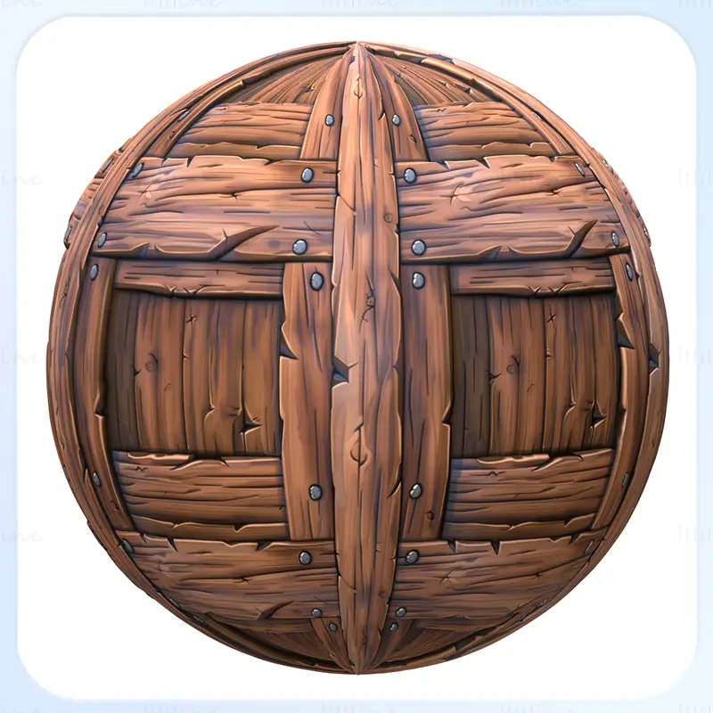 Stylized Wood Seamless Texture