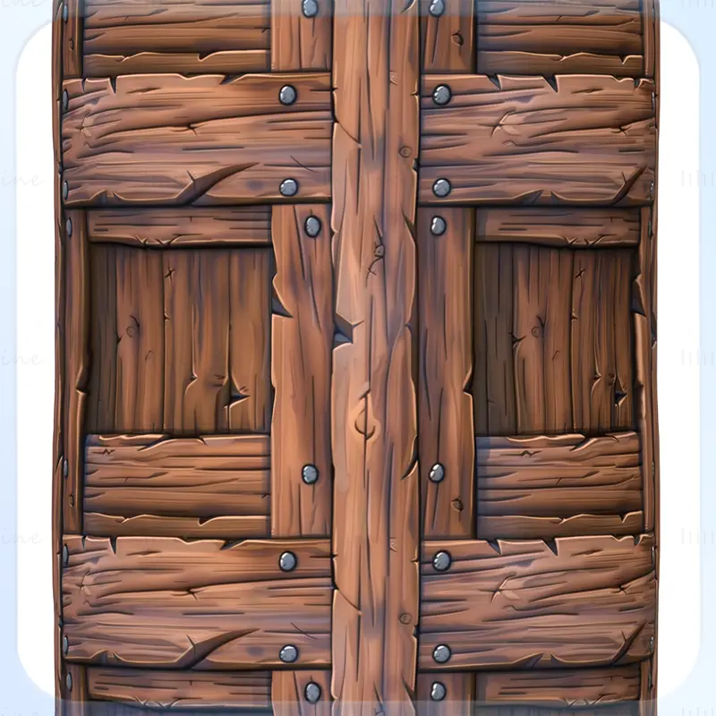 Stylized Wood Seamless Texture