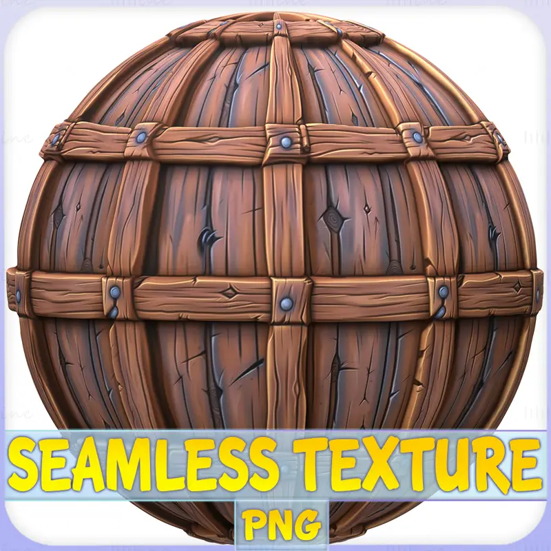 Stylized Wood Seamless Texture