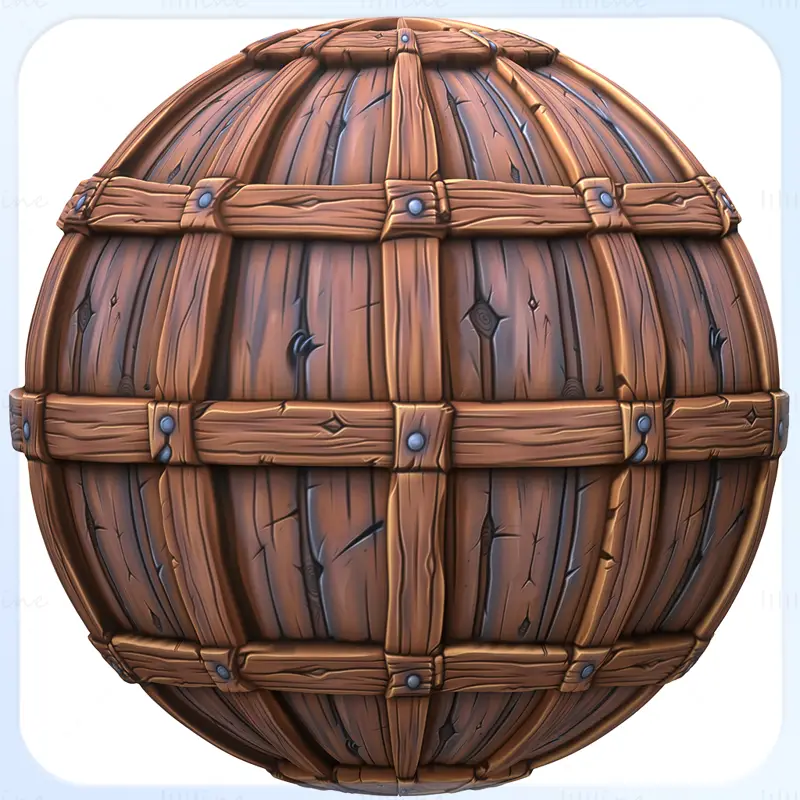 Stylized Wood Seamless Texture