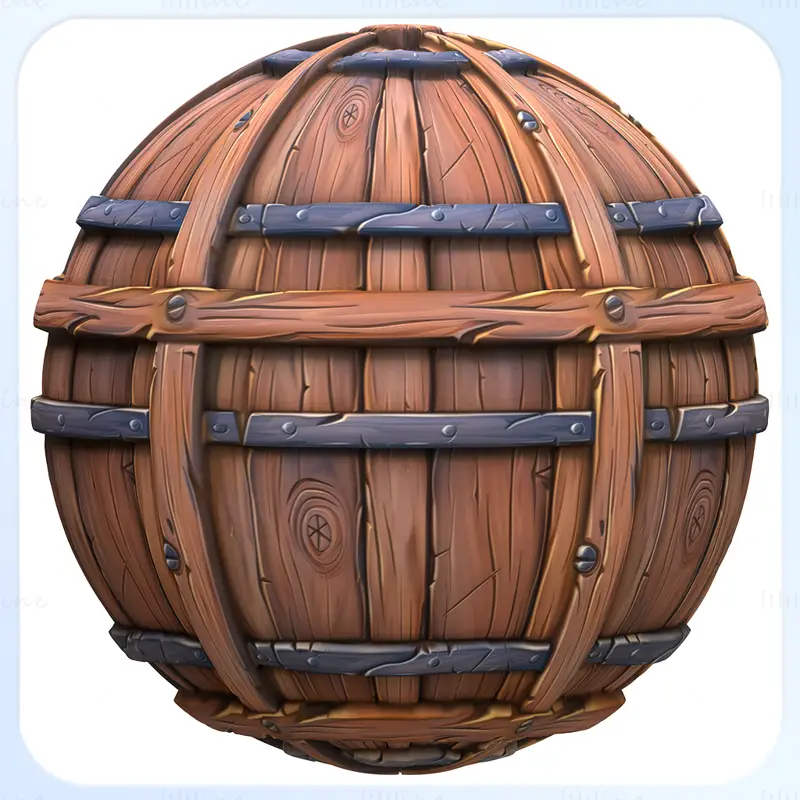 Stylized Wood Seamless Texture