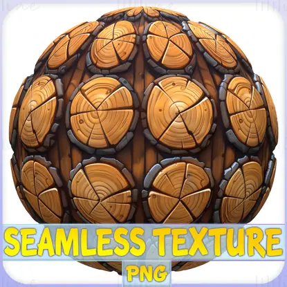 Stylized Wood Seamless Texture