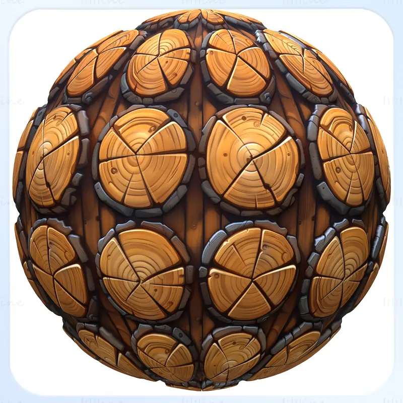 Stylized Wood Seamless Texture