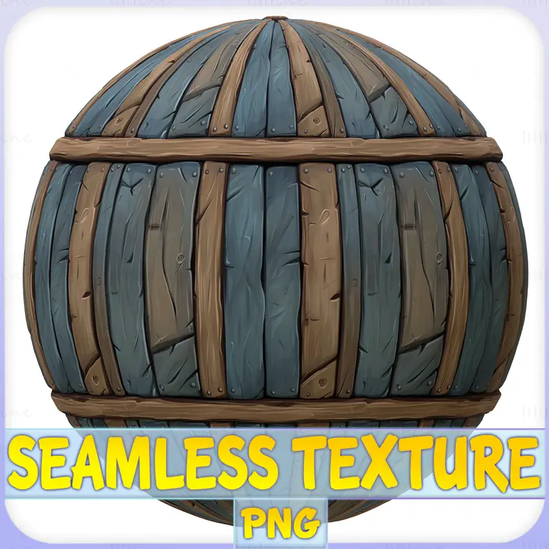 Texture sans couture en bois stylisé