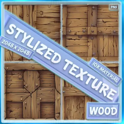 Stylized Wood Seamless Texture Pack