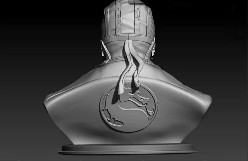 فایل STL مدل چاپ سه بعدی شخصیت ساب زیرو (مورتال کامبت)
